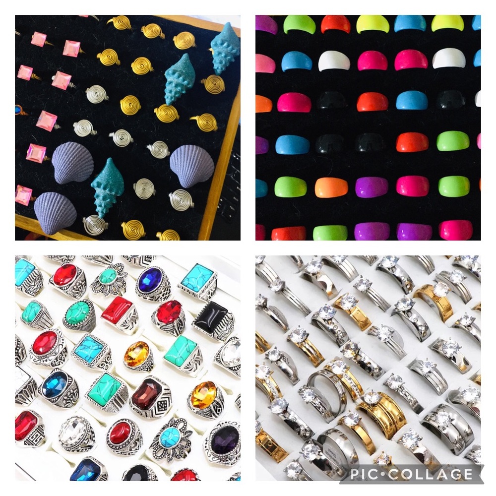 Ring ๐ Bundle 10 pcs Random - Picture 4 of 11